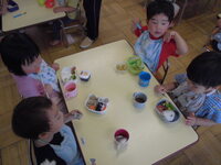 お弁当の様子の写真