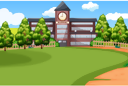 イラスト：「学びの広場」日野二中イメージ