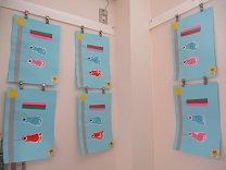 写真：0歳児のこいのぼり