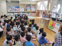 デモンストレーションの様子の写真