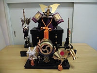 写真:かぶとの飾り