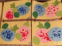 写真:1歳児クラスの製作