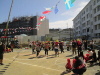 運動会の様子の写真