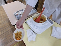 写真:デモンストレーションで作ったカレー