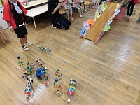 写真:ボーリングの様子