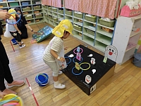 写真:輪投げコーナーの様子