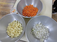 写真:切れた野菜