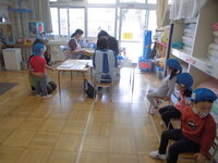 歯科健診の様子の写真