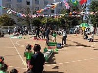 写真:2歳児クラス競技の様子