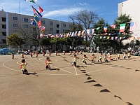 写真:最後のポーズの様子