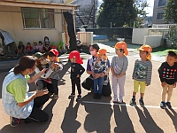 写真:誕生児紹介の様子