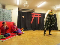 獅子が舞っている様子の写真