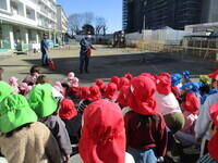 消防訓練の様子の写真