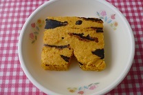 写真：かぼちゃのマーブルケーキ