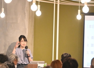 写真：むさしITサポートの事例発表