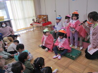 誕生会の様子の写真