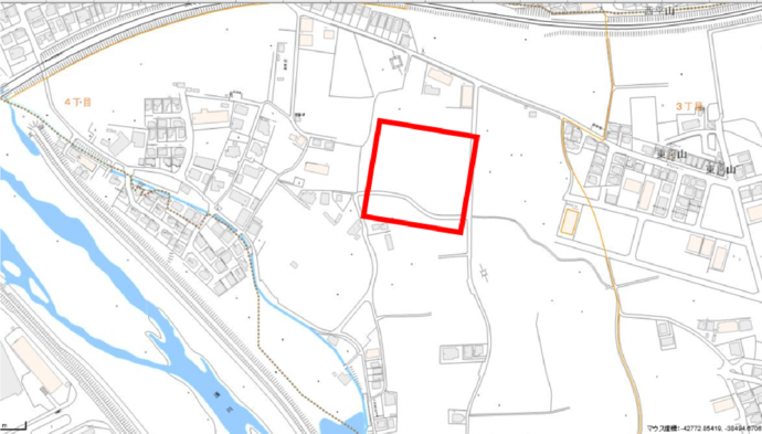 地図:イノシシの出没範囲