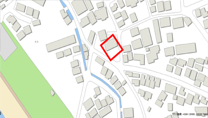 地図:イノシシの出没範囲