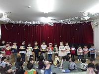 写真:誕生カードをもらったところ