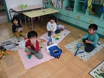 写真：春の遠足お弁当3歳児2