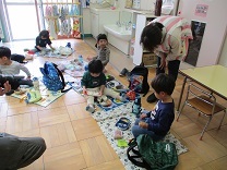 写真：春の遠足お弁当3歳児3