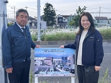 写真:谷津氏、松本氏