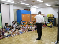 警察署のお話の様子の写真