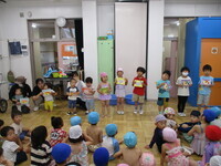 お誕生日の子どもたちのの写真