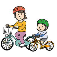 画像:自転車乗車用ヘルメットの着用