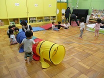 写真：アスレチックトンネル