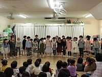 写真:5歳児のうたの様子