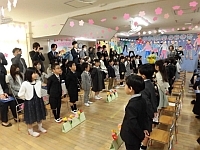 写真:卒園児のことば