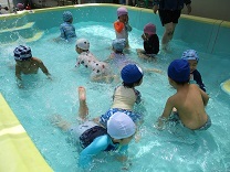 写真：プール4歳2