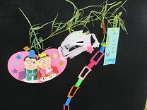 写真：七夕飾り5歳