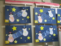 りす組の七夕制作の写真