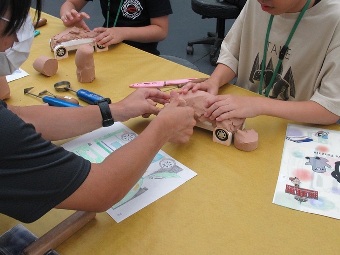 写真:カーデザイン教室昨年の様子
