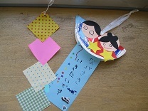 4歳児クラスの笹飾りの写真