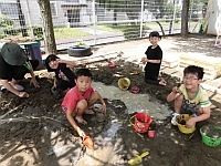 写真:川になった様子