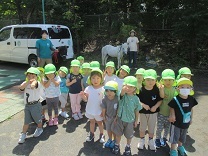 3歳児クラス記念撮影の写真