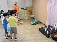 写真:輪投げコーナーの様子