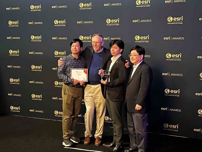 授賞式典の写真