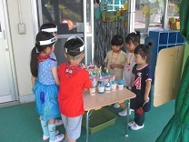 らいおん組のマリオ迷路の様子