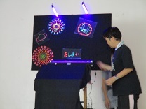 ブラックシアター”花火”エンディングの写真