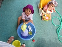 写真：0歳水遊び2