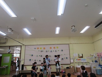 9月の誕生児の様子の写真