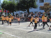 縄跳び競技の様子の写真