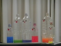 写真:色水になった様子