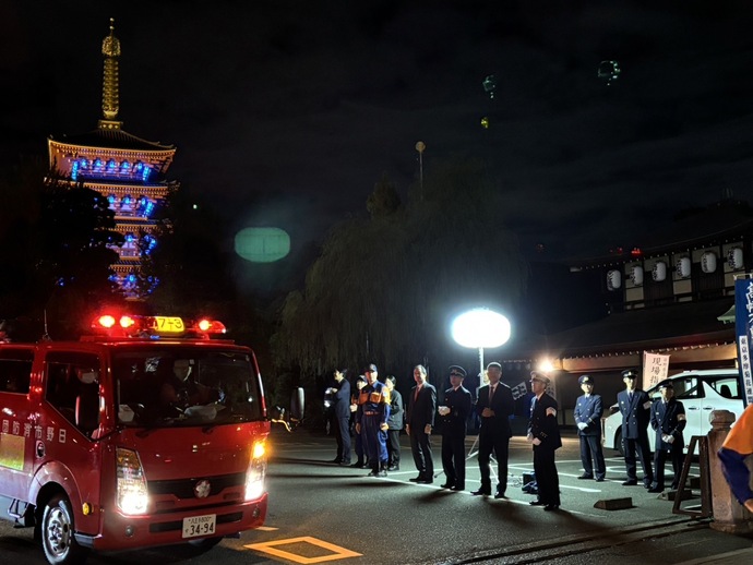 写真:秋の火災予防運動2024の様子