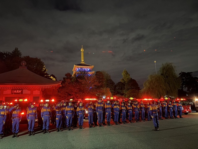 写真:秋の火災予防運動2024の様子