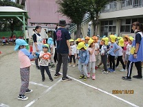 4，5歳リレーの写真